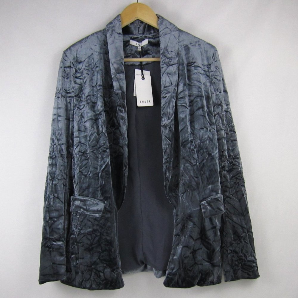 NEW Ro & De Velvet Blazer Jacket NWT